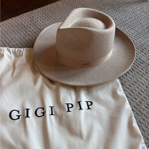 GIGI PIP Cream Fedora Hat